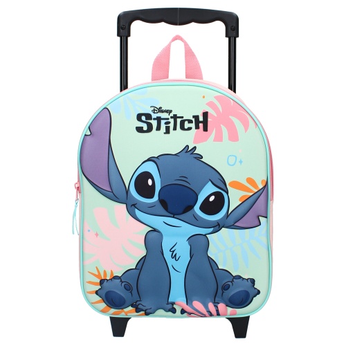 Trolley suitcase for kids Stich Sweet but Spacey