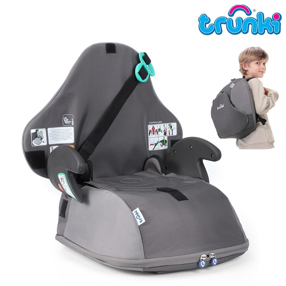 Car Booster Seat Trunki BoostApak 2.0 Grey Car Booster Seat Trunki BoostApak 2.0 Grey