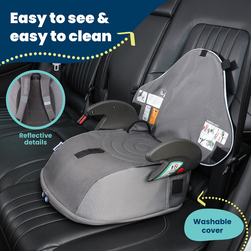 Car Booster Seat Trunki BoostApak 2.0 Grey Car Booster Seat Trunki BoostApak 2.0 Grey