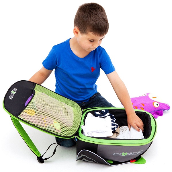 Car booster seat Trunki BoostApak Green