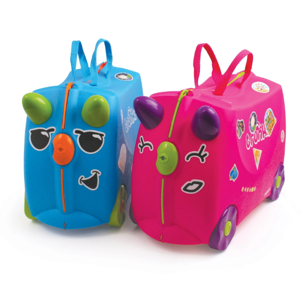 Trunki suitcase with stickers