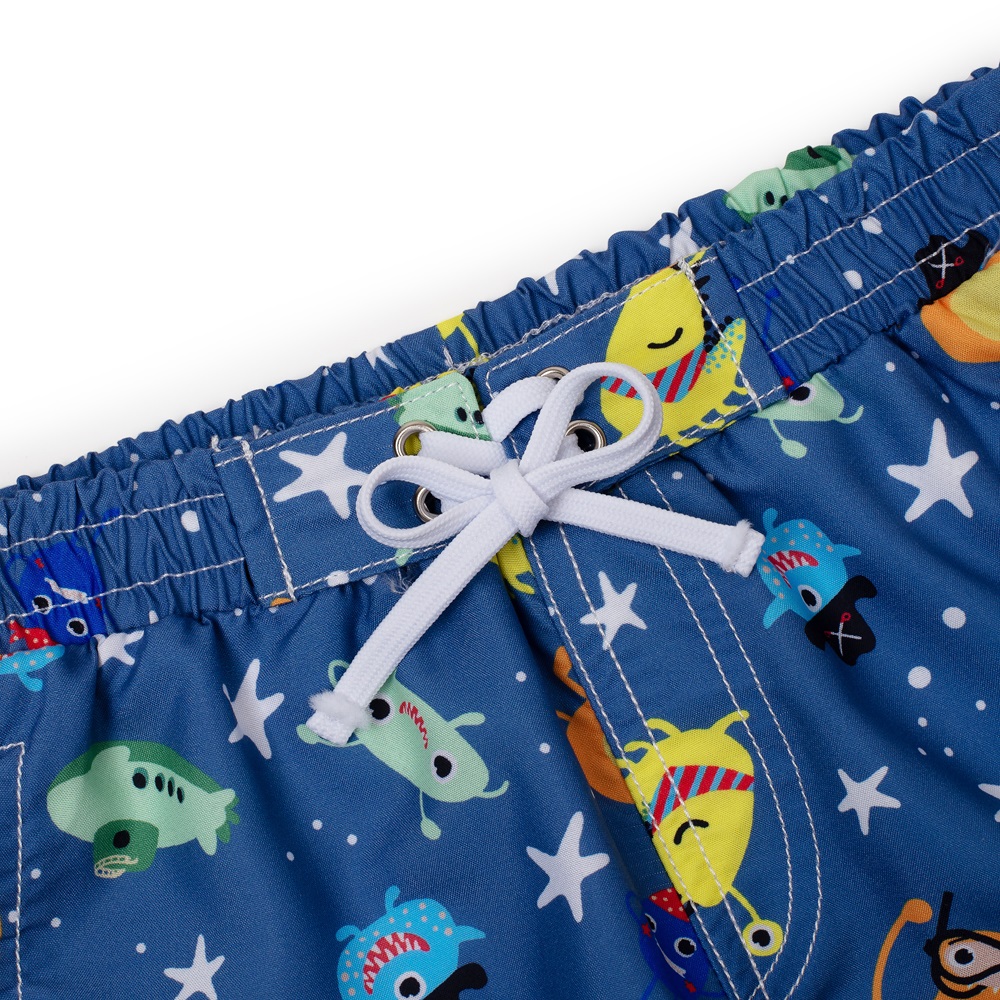 UV Swimming Trunks for Children - Banz Little Monsters