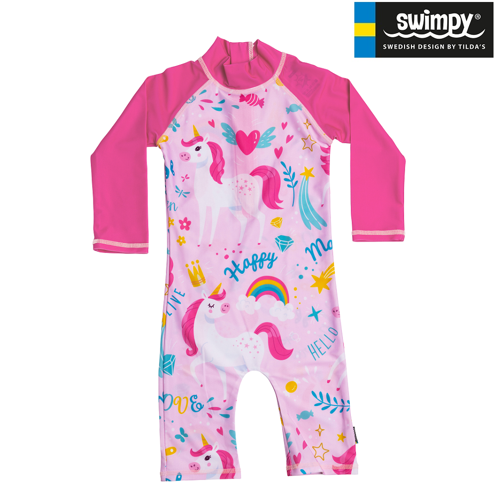 UV swim suit for kids Swimpy Unicorn