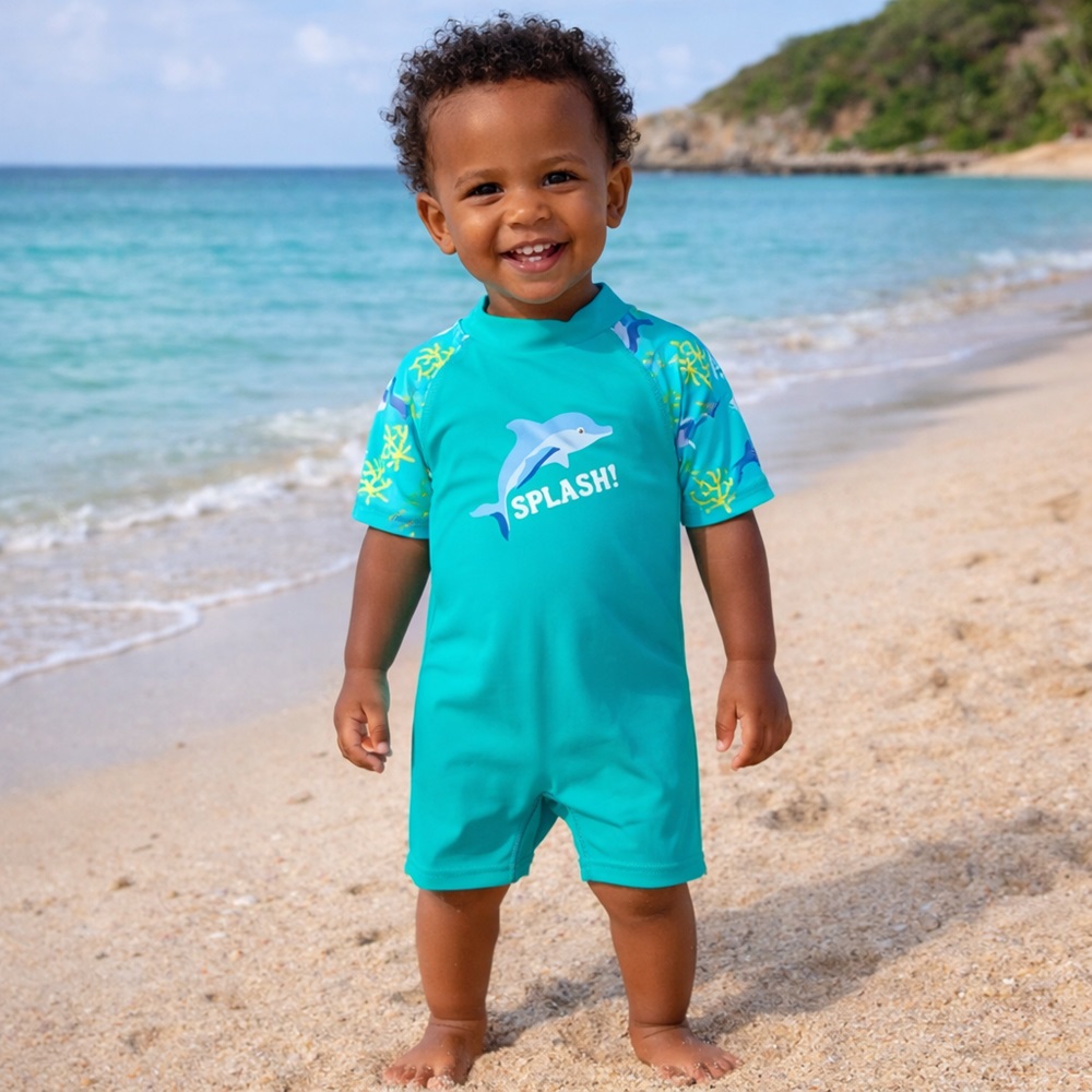 UV Swim Suit for Children - Banz Dolphines UV Swim Suit for Children - Banz Dolphines