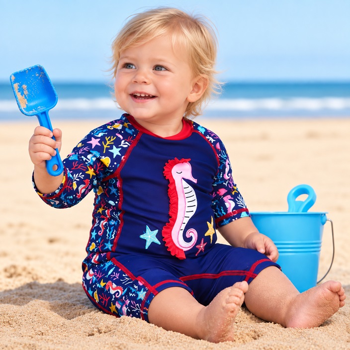 UV Protective Suit - Jojo Maman Bébé Ocean
