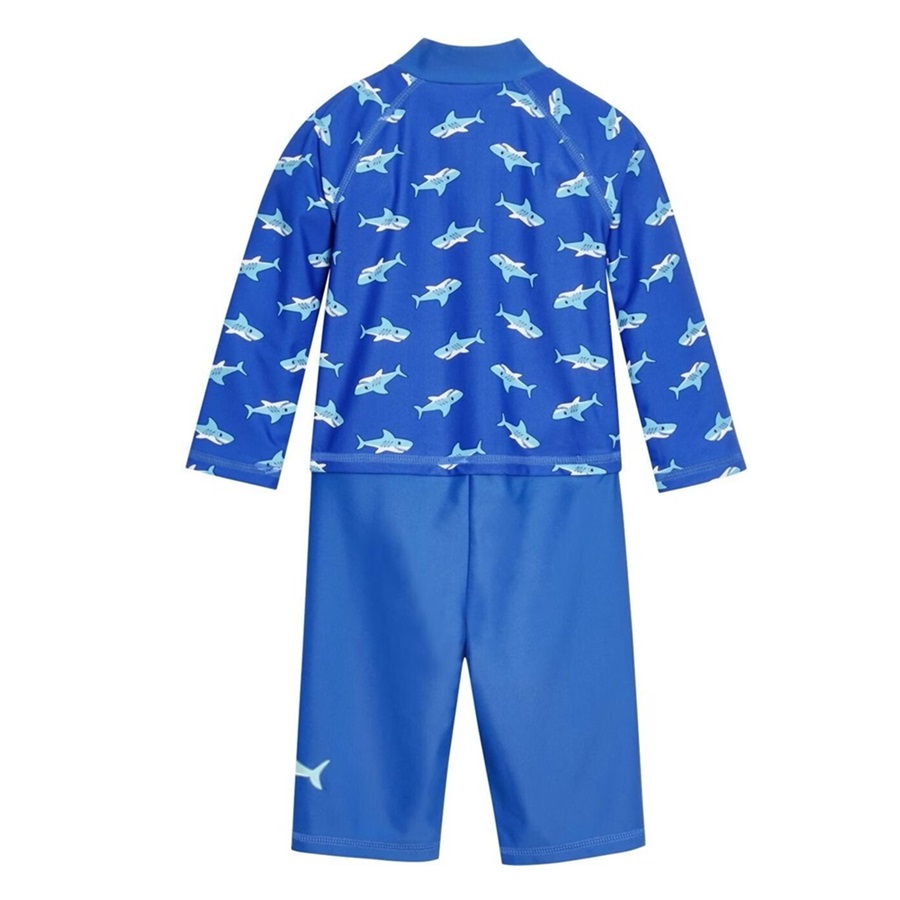 UV Protective Suit for Kids - Playshoes Shark