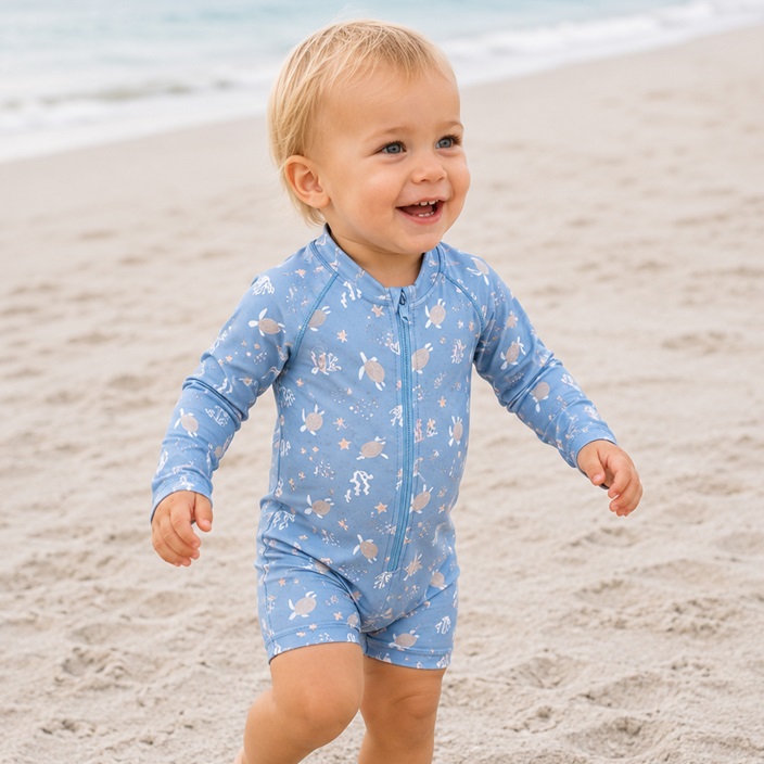 UV Swim Suit for Children - Swim Essentials Coral Bliss