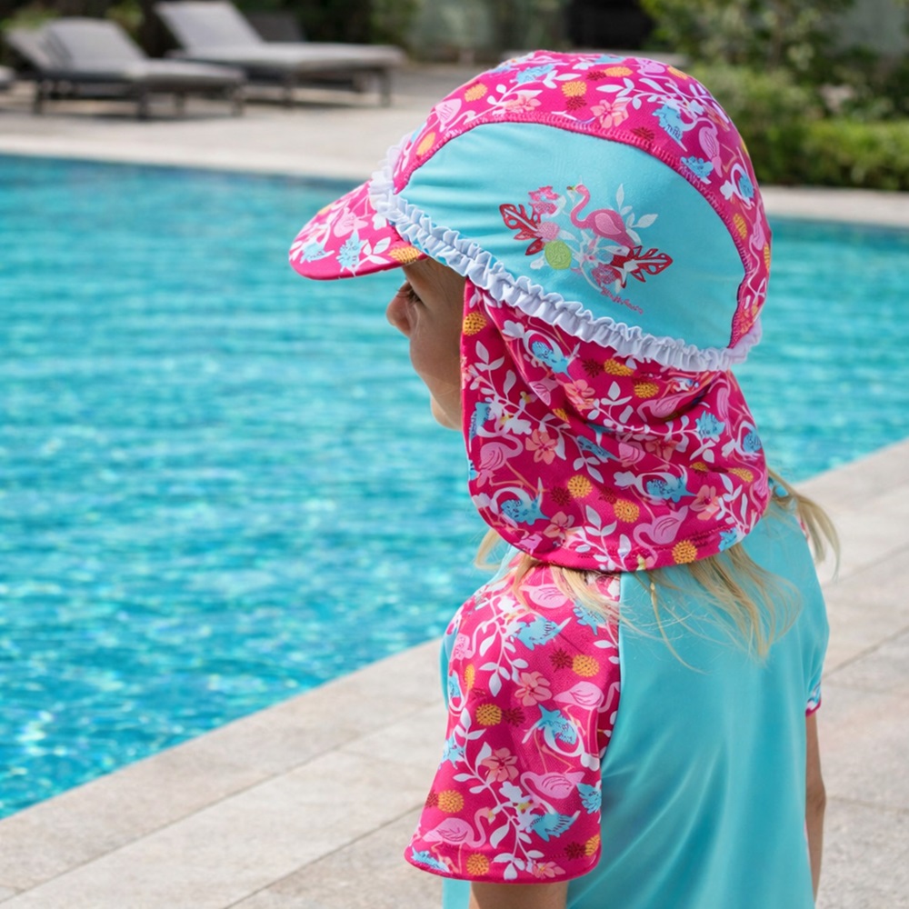 Sun Cap for Children - Playshoes Flamingo