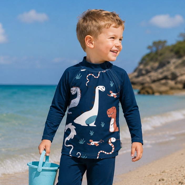 Rash Guard for Children - Swimpy Dino