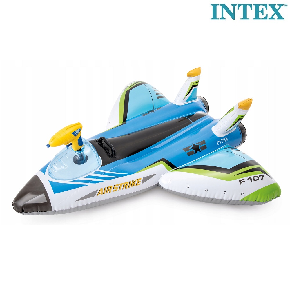 Inflatable pool float Intex Airplane Blue