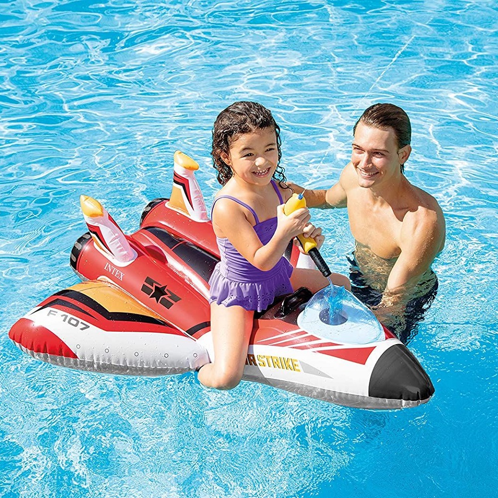 Inflatable pool float Intex Airplane Red