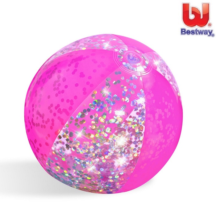 Inflatable beach ball Bestway Glitter Fusion Pink