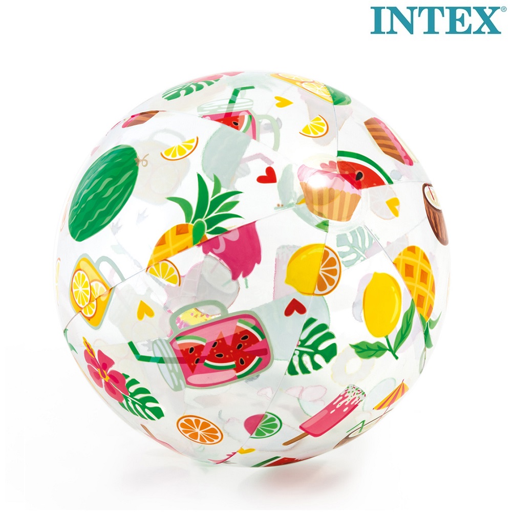 Inflatable beach ball Intex Tropical Fruit