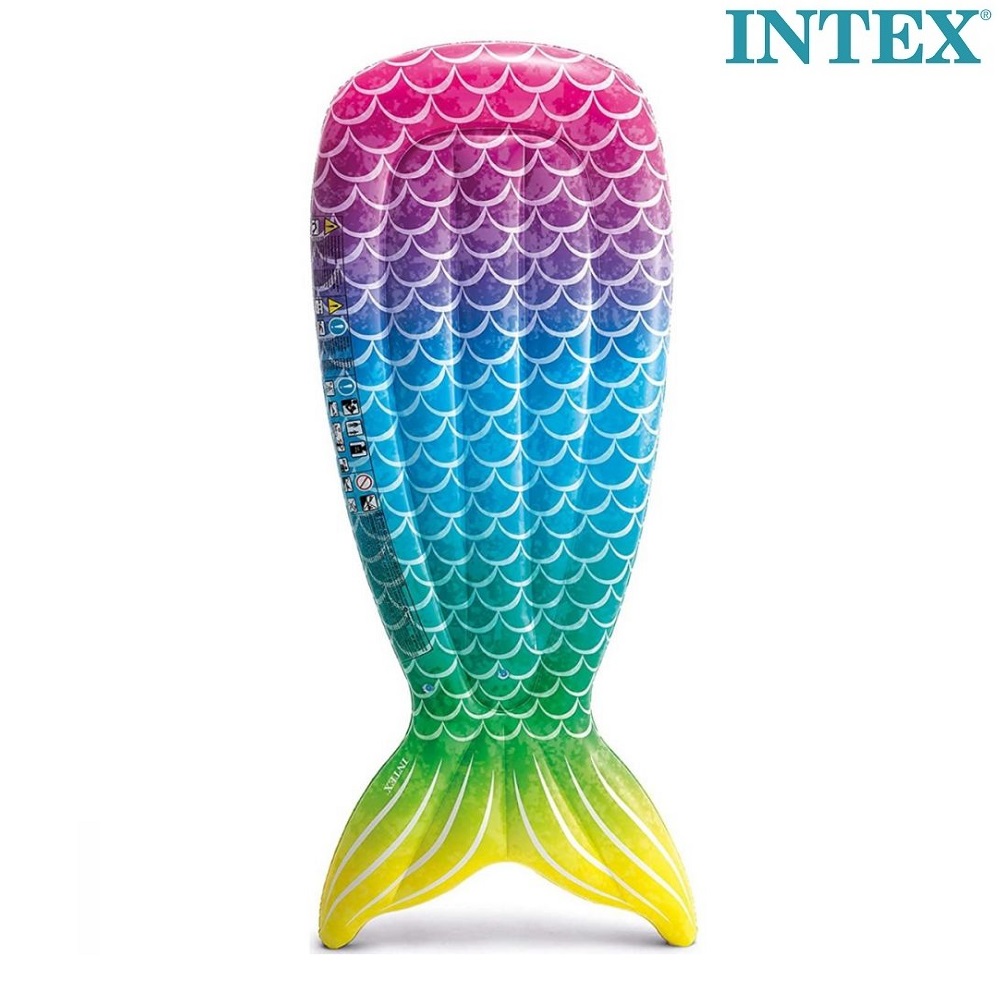 Inflatable water mattress Intex Mermaid
