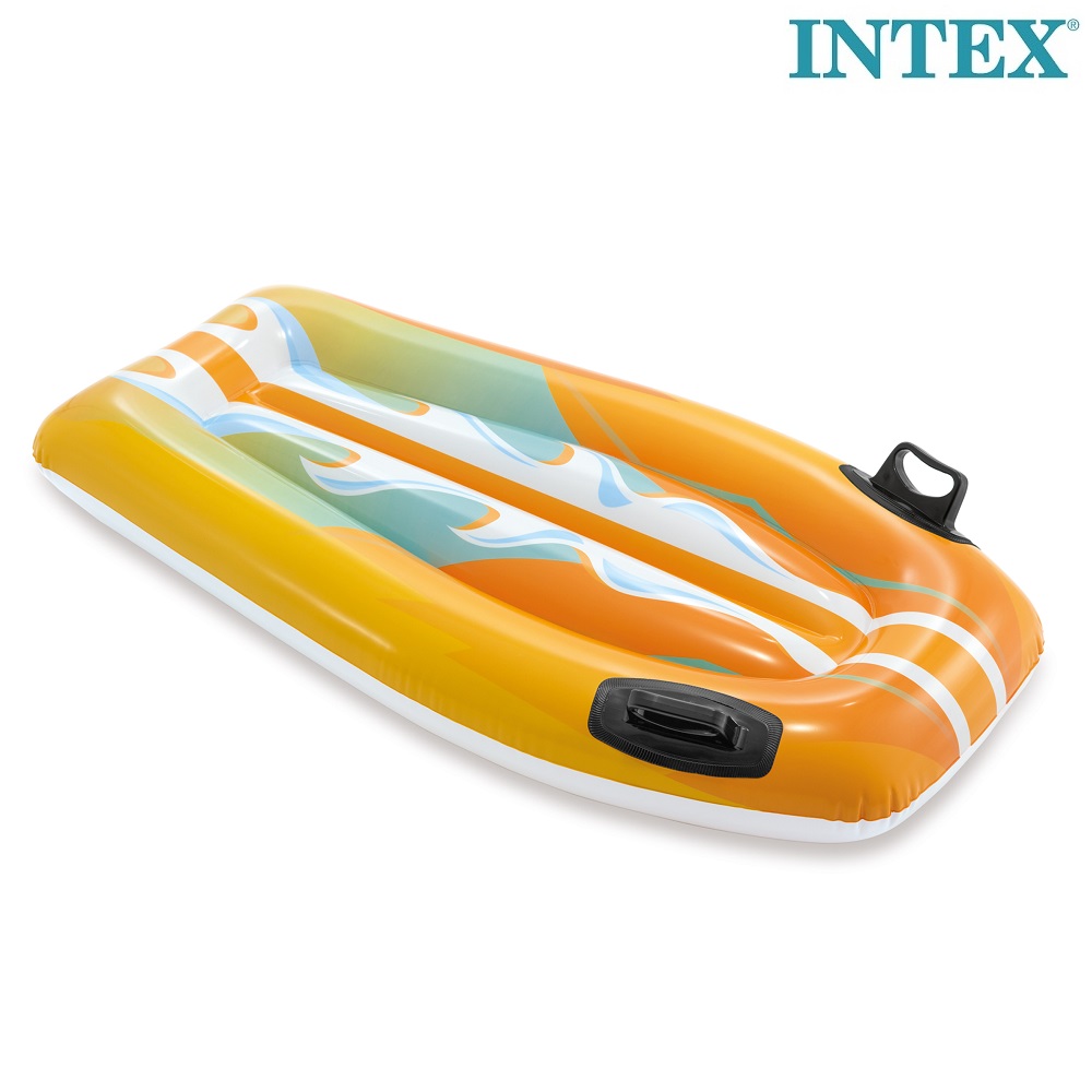 Inflatable pool mattress Intex Surf Board Orange