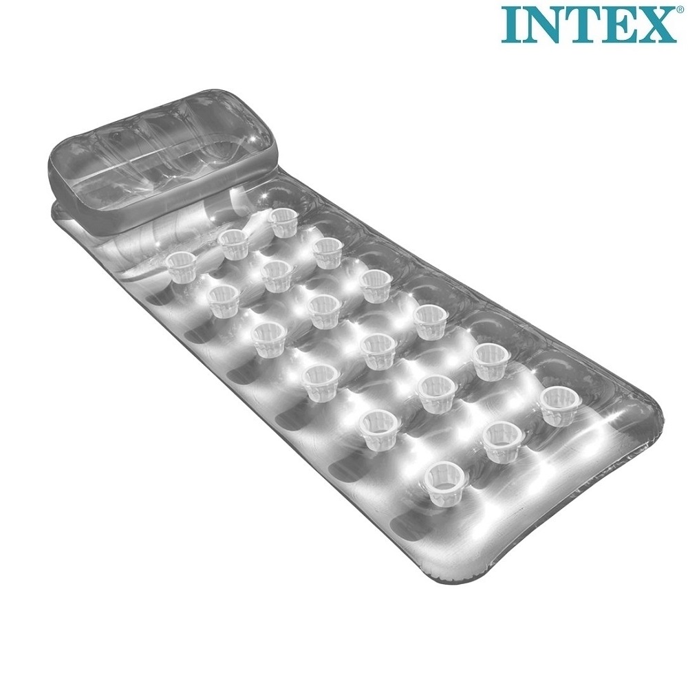 Inflatable water mattress Intex Grey