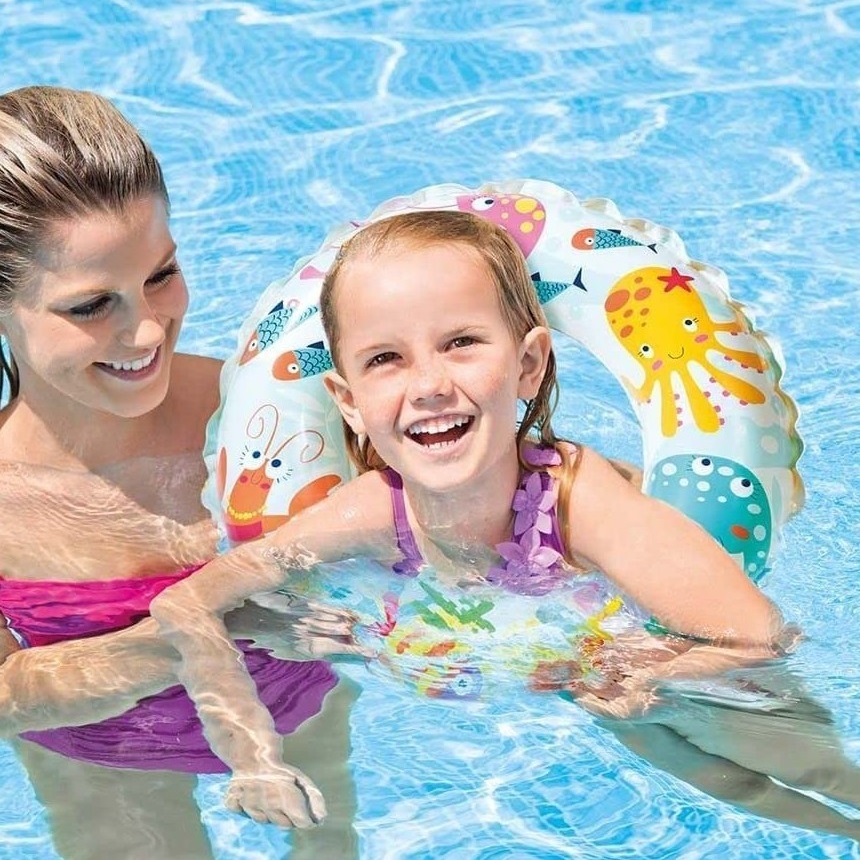 Inflatable swim ring for kids Intex Under the Sea