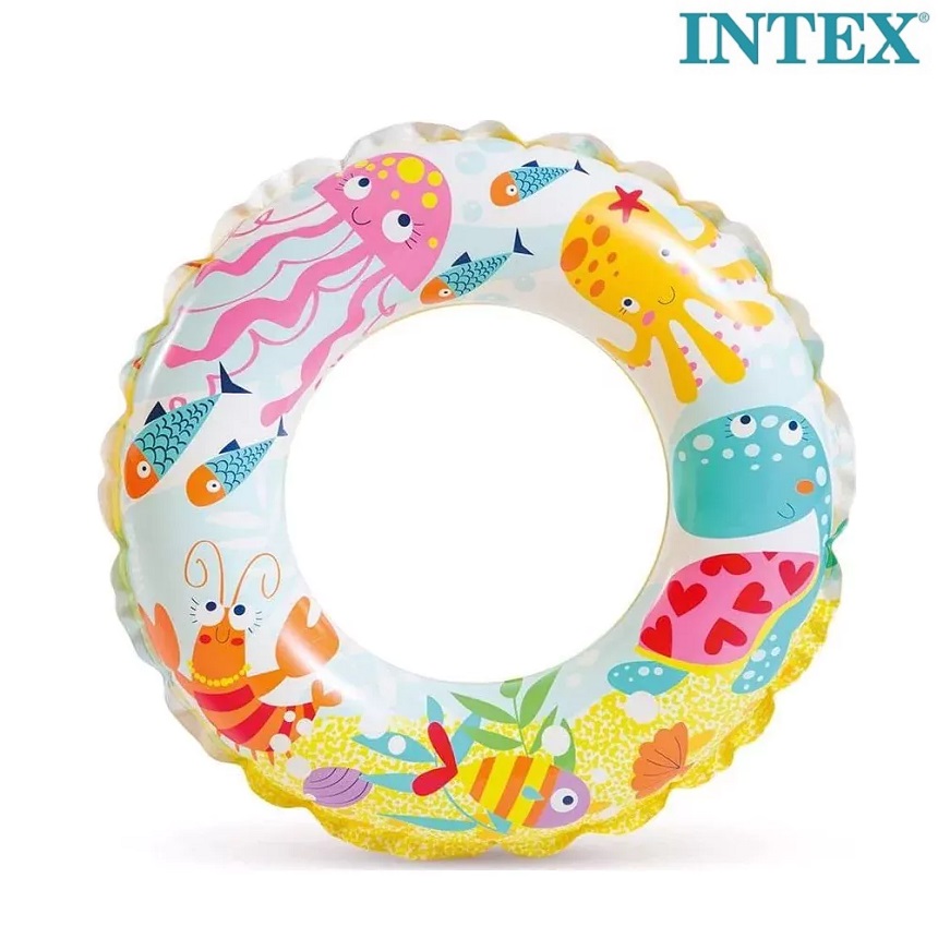 Inflatable swim ring for kids Intex Under the Sea