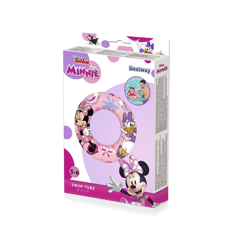 Inflatable swim ring Minnie Mouse Pink