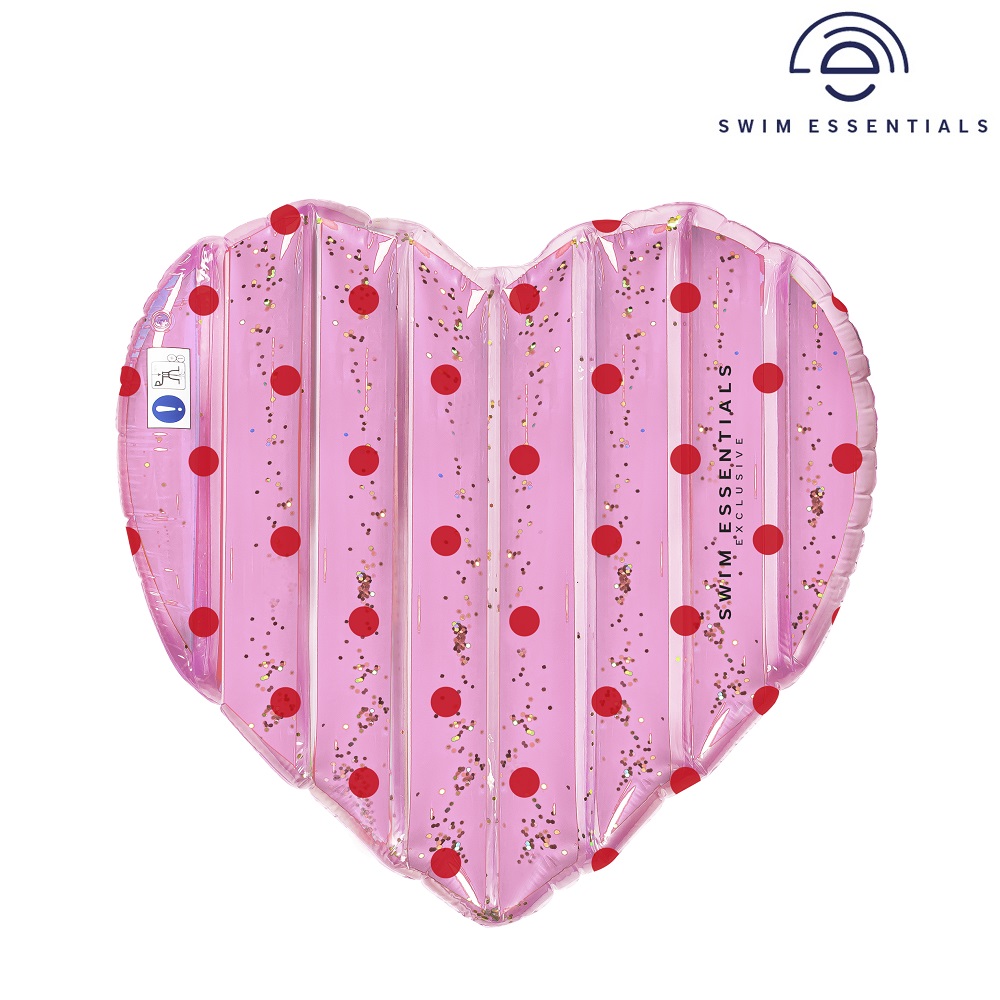 Inflatable water mattress Intex Pink Heart