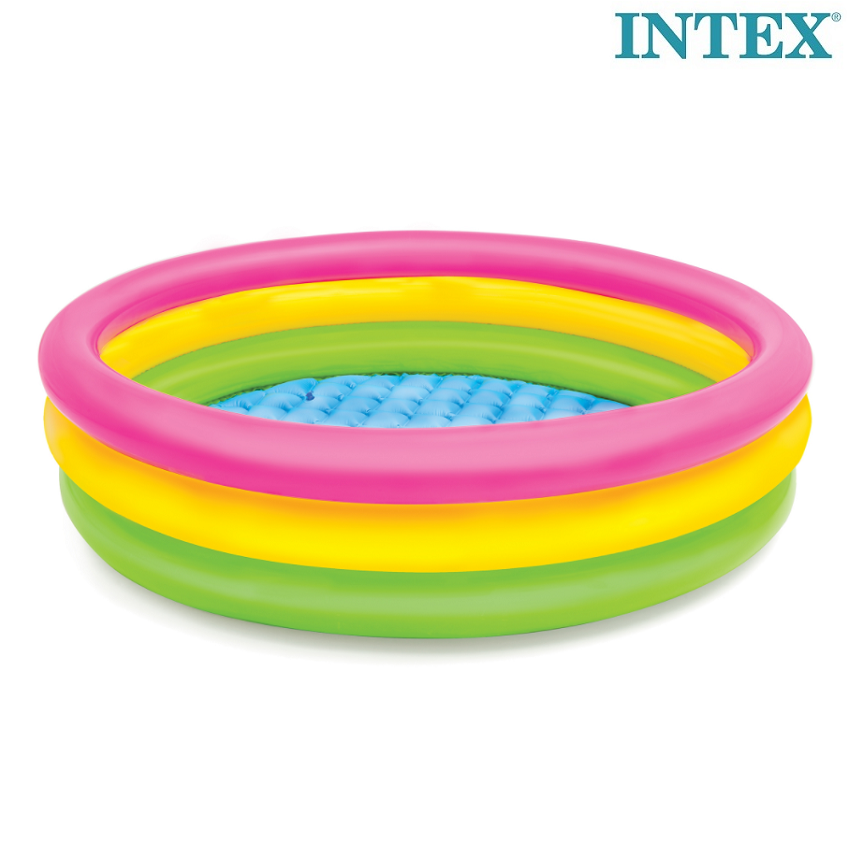 Children's inflatable pool Intex Rainbow