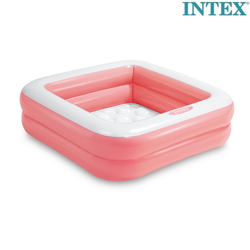Inflatable pool for kids Intex Square Pink