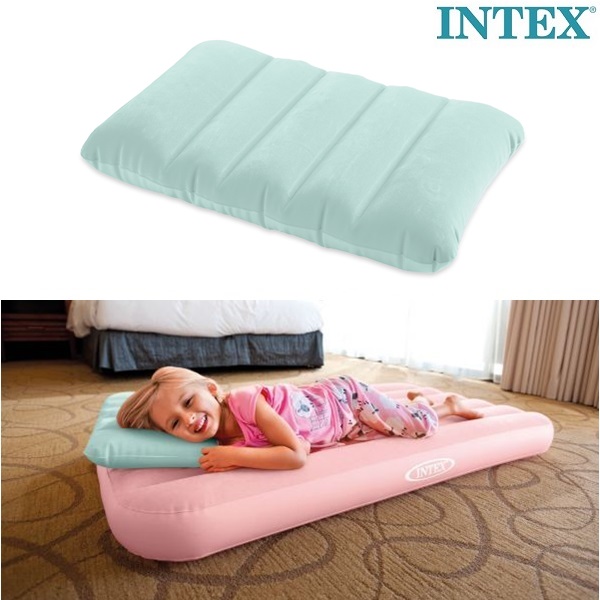 Inflatable pillow for kids Intex Light Blue