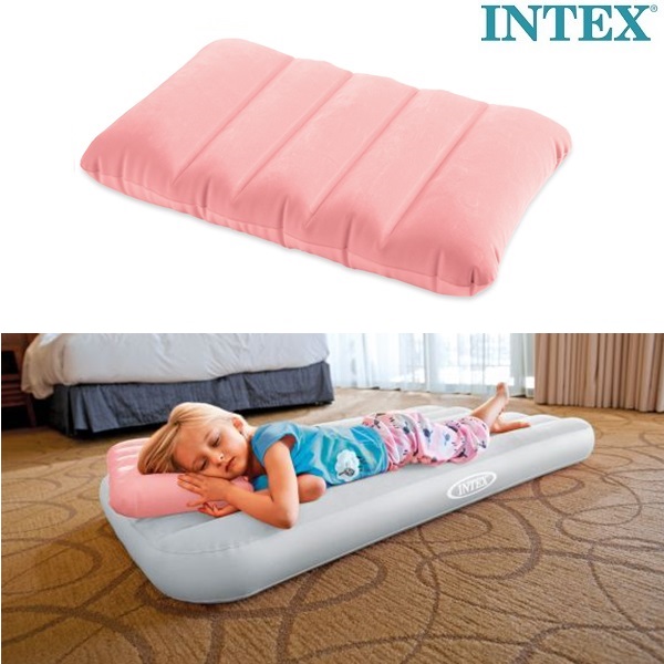 Inflatable pillow for kids Intex Light Pink