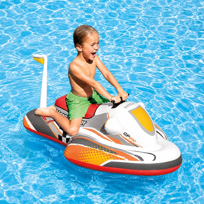 Inflatable Pool Float - Intex Water Scooter Red
