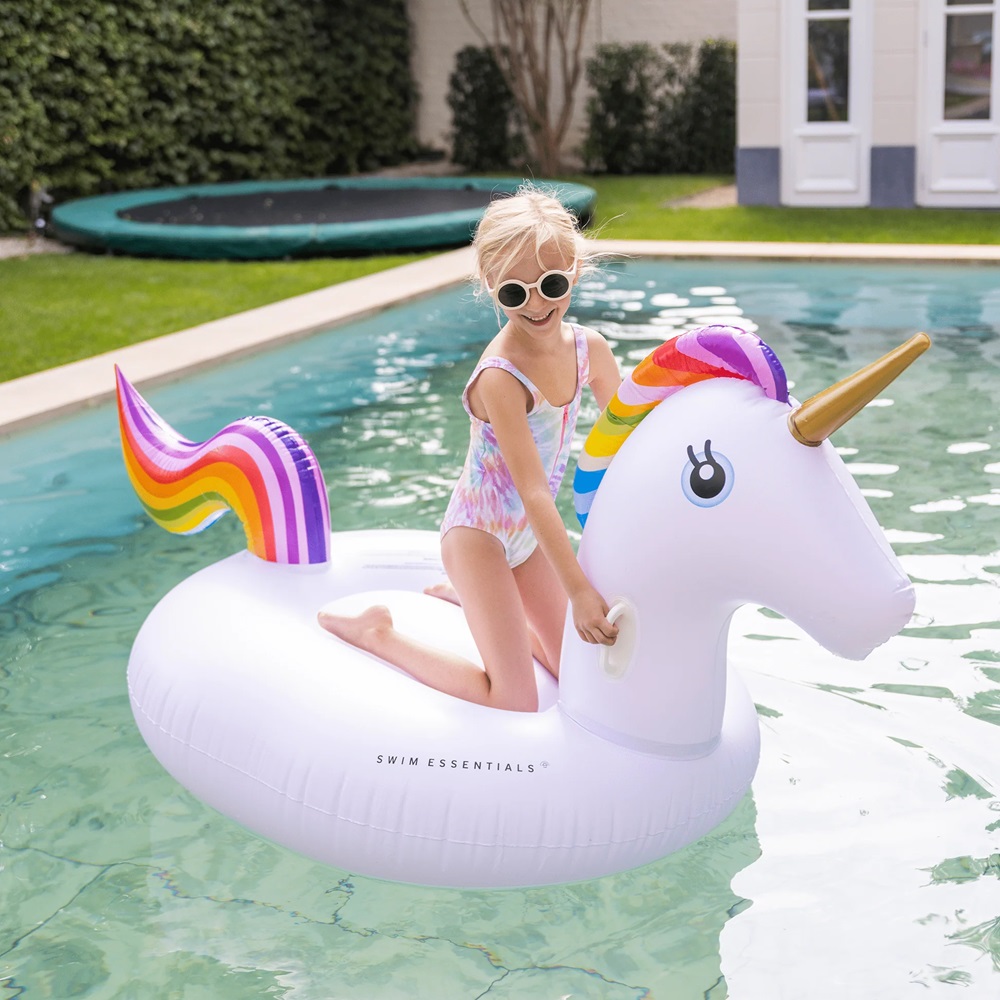Inflatable Pool Float XXL - Swim Essentials Unicorn