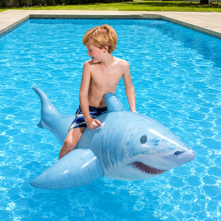 Inflatable Pool Float - Bestway Shark XL