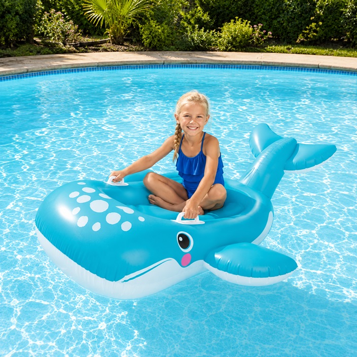 Inflatable Pool Float XXL - Intex Blue Whale