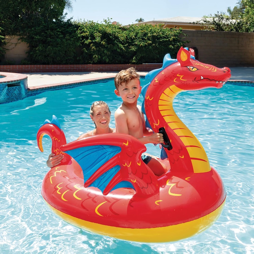 Inflatable Pool Float - Intex Red Dragon XXL