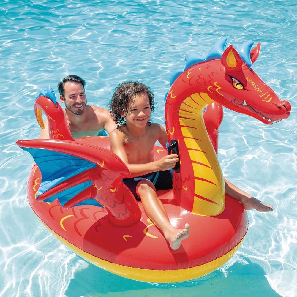 Inflatable Pool Float - Intex Red Dragon XXL