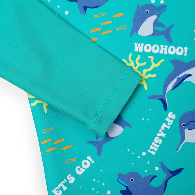 UV Rash Guard for Kids - Banz Dolphines