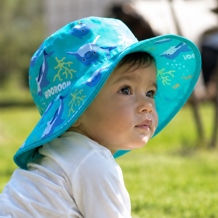 Sun Hat for Children - Banz Dolphines
