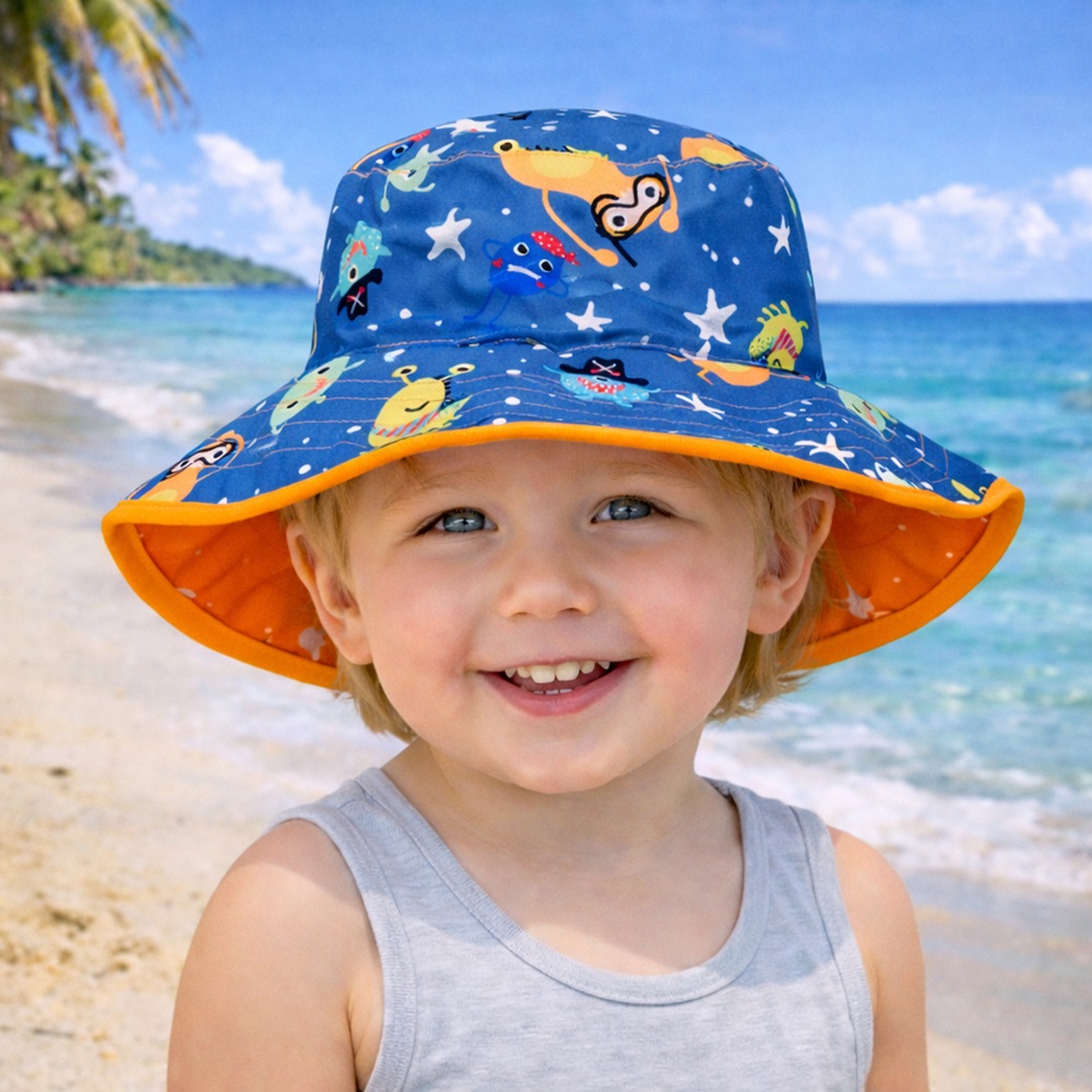 Sun Hat for Children - Banz Little Monsters Sun Hat for Children - Banz Little Monsters