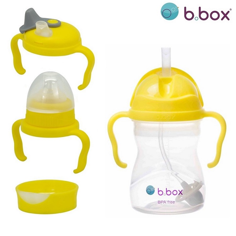 Drinking bottle for kids B.box Transition Value Pack Lemon