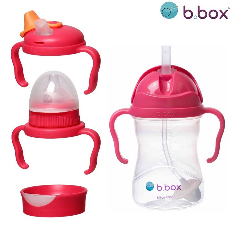 b.box Sippy Cup - Raspberry | Huggle