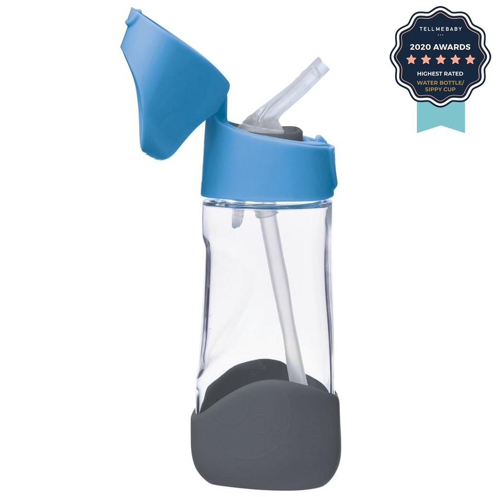 Water bottle for kids B.box Tritan Blue Slate