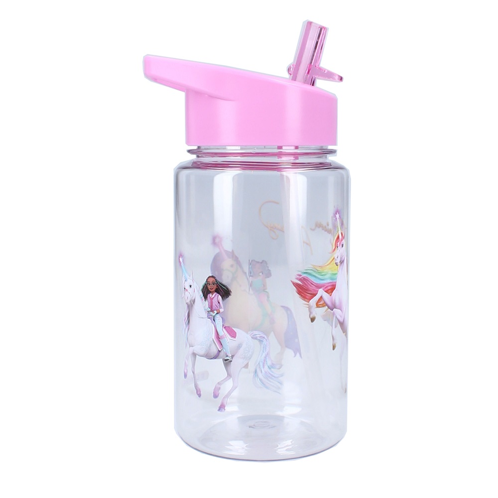 Kids drinking bottled The Unicorn Academy Drink Up