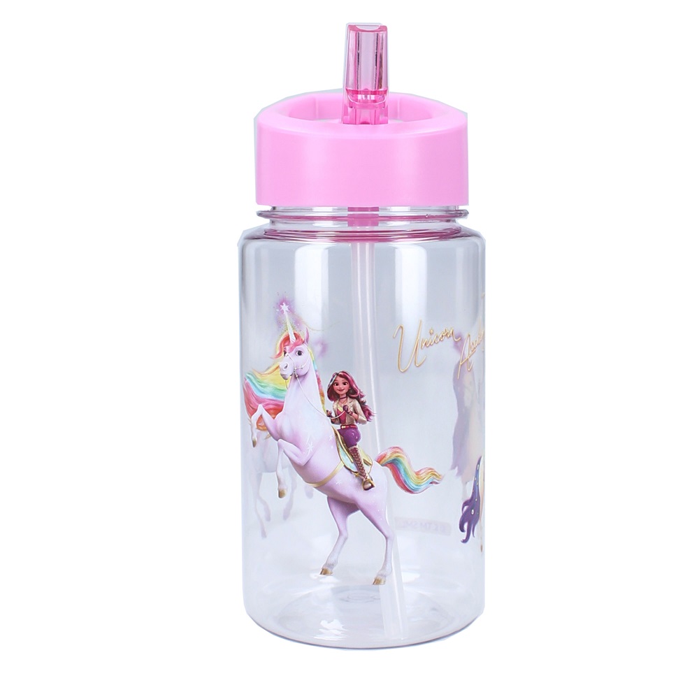 Kids drinking bottled The Unicorn Academy Drink Up