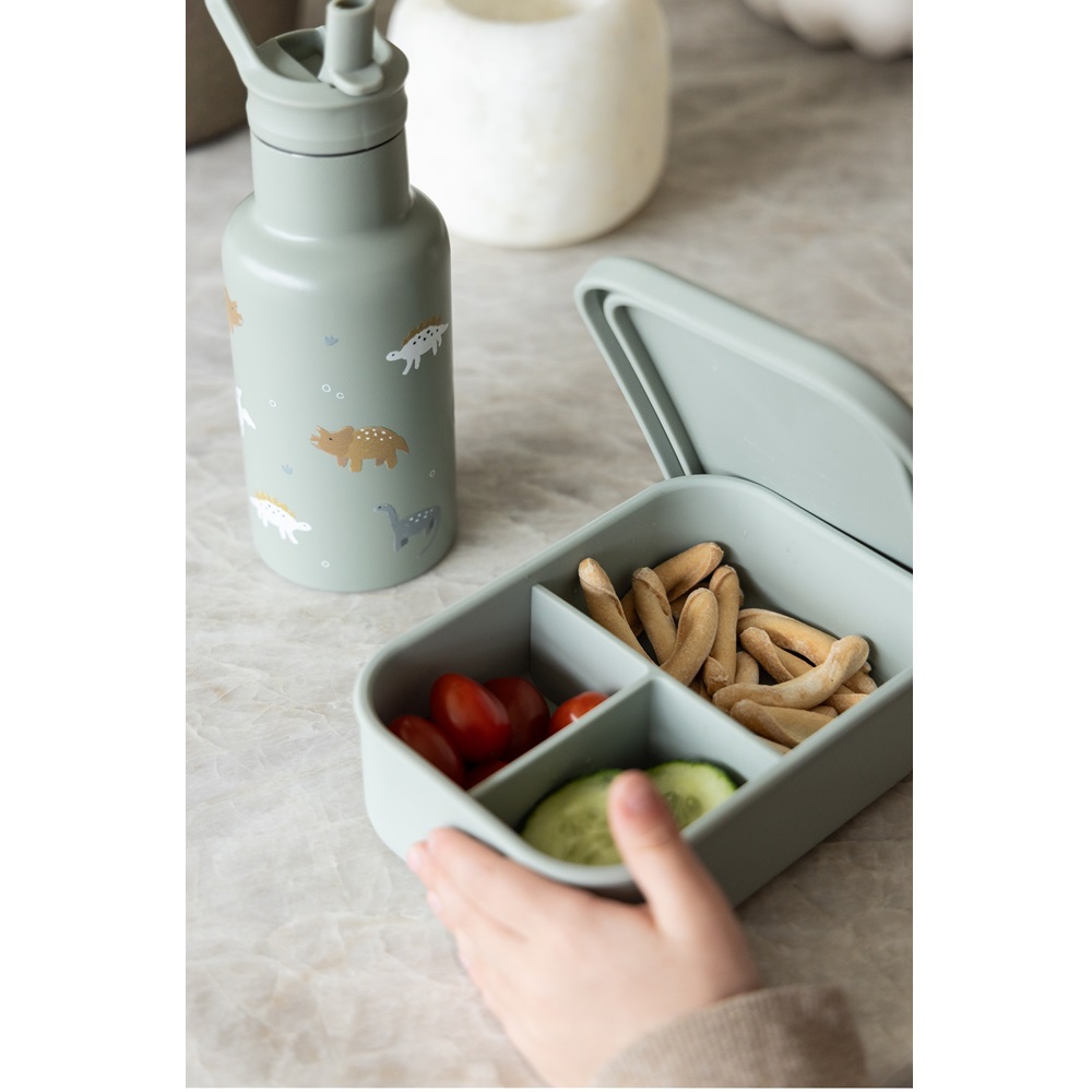Metal drinking bottle for kids Kidzroom Dinos