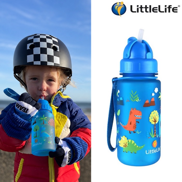 Water Bottle for Kids - LittleLife Dino