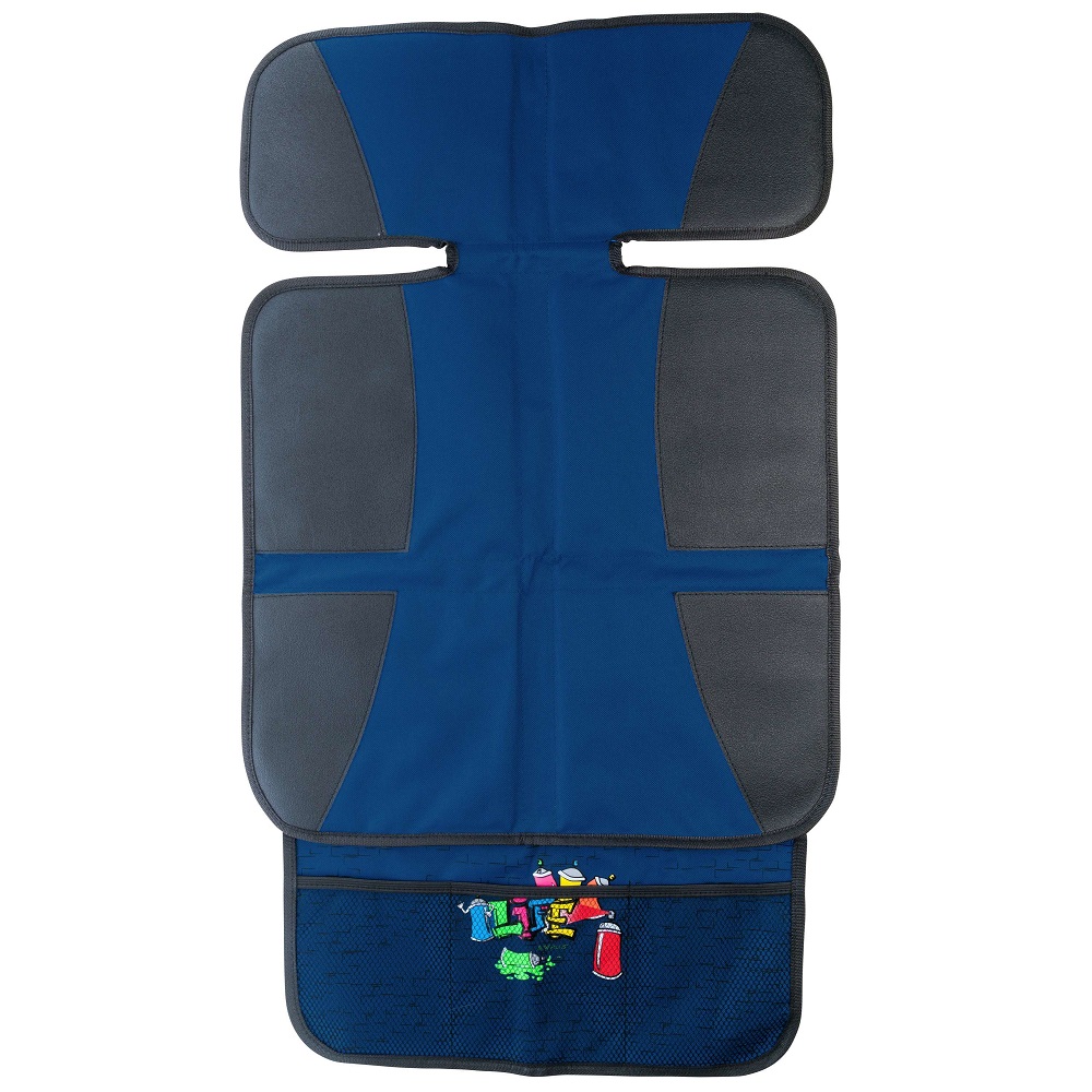 Car backseat protection Walser Graffiti Blue