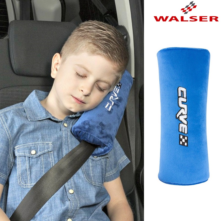 Seatbelt cushion Walser Curve Blue