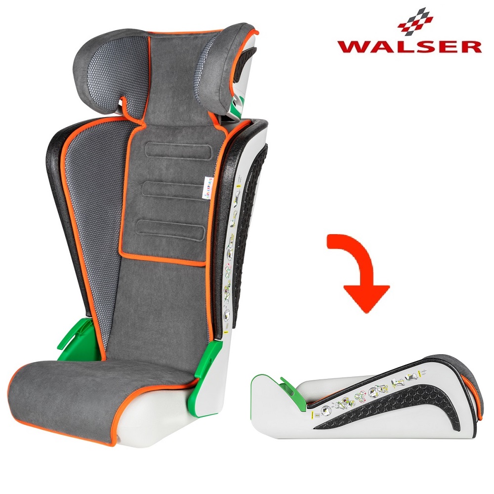 Foldable car booster seat Walser Noemi Orange